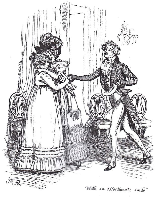 Mr Wickham: with an affectionate smile