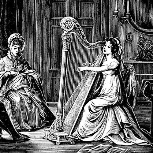 The Harp as a Status Symbol - Jane Austen articles and blog