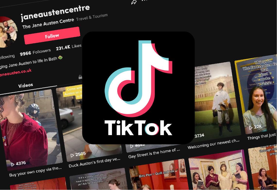 Jane Austen Centre on tik tok