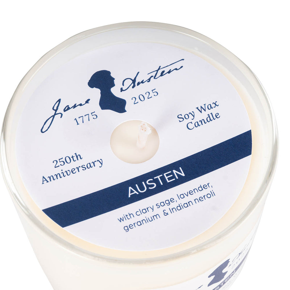 Jane Austen 250th Anniversary Scented Candle Jane Austen Gifts