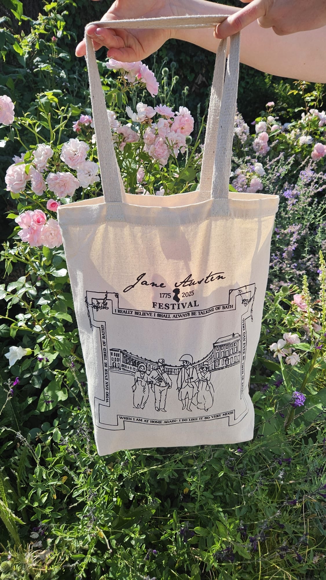 Jane Austen Festival 2025 Tote Bag - for Collection at Festival