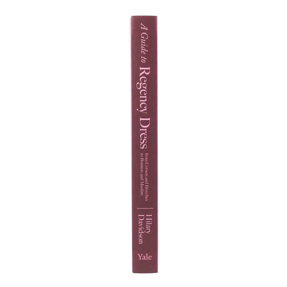 Spine - a dark mauve and pink