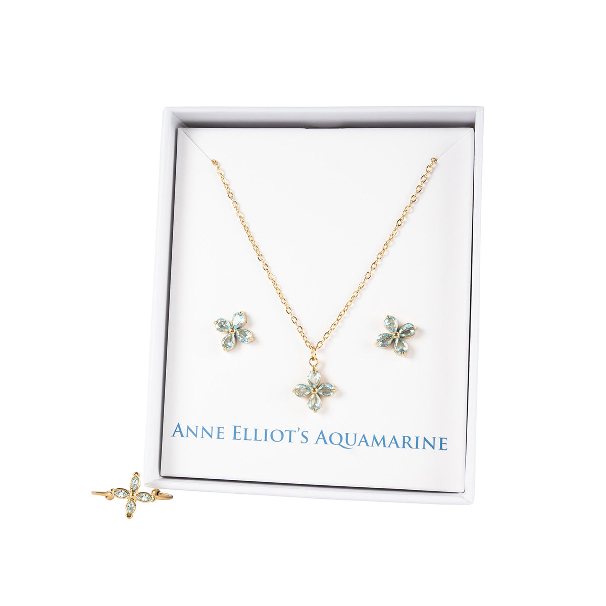 Matching earrings and necklace available.