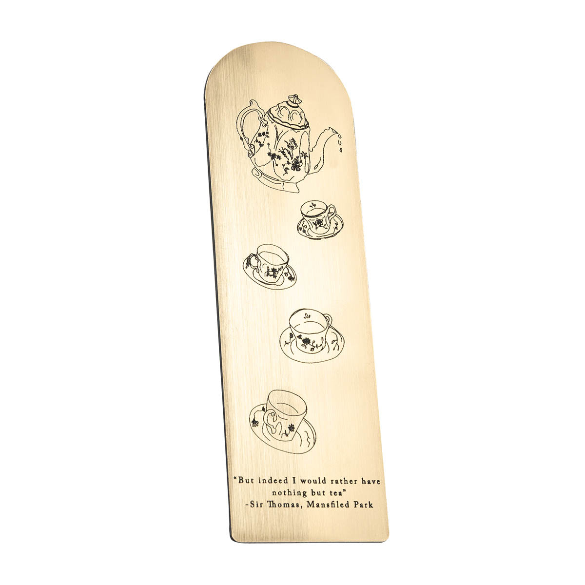 Bookmark oro oro spazzolato Pemberley