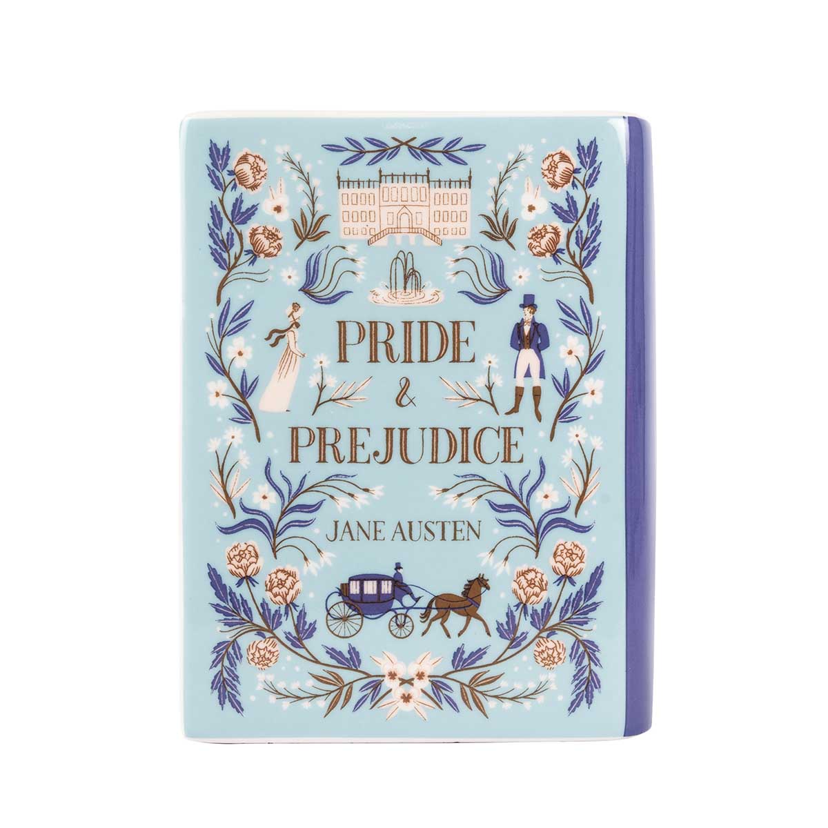 This image shows the other side of the book, showing the same decorations and illustrations as the other side. 