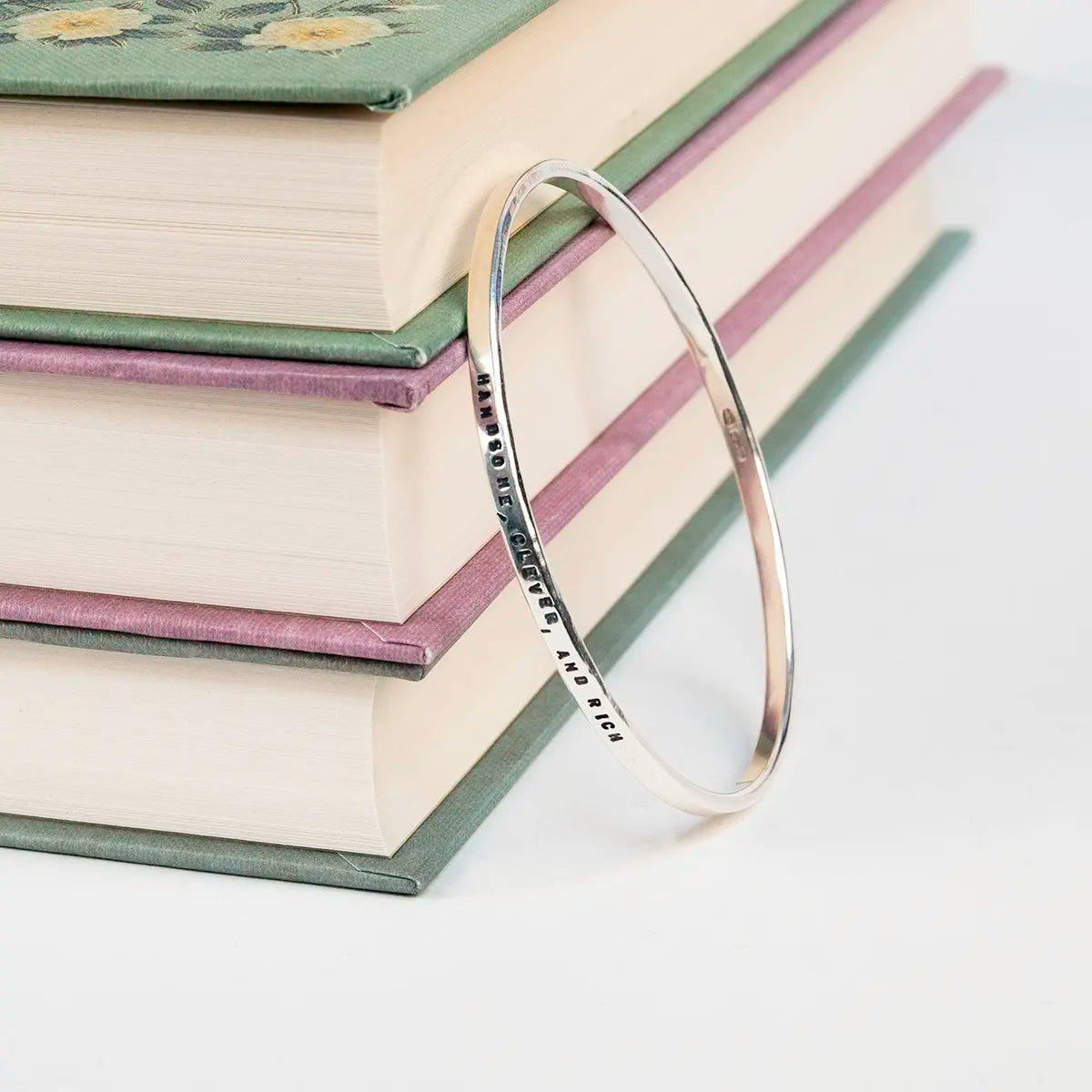 Jane Austen Handsome, Clever, and Rich Bracelet