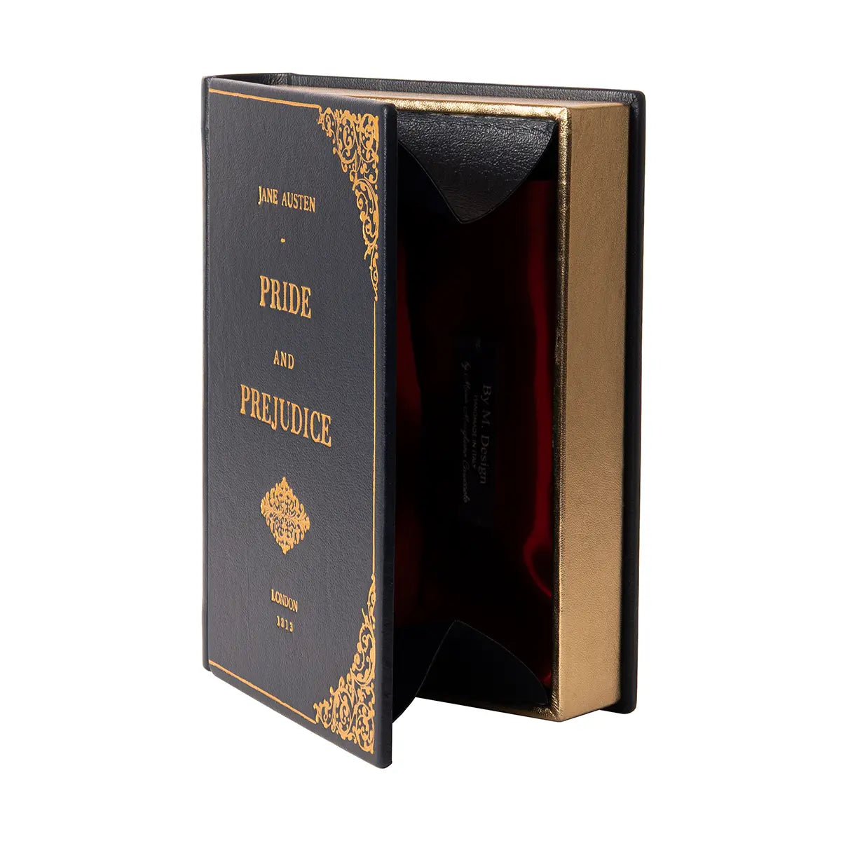 Pride and Prejudice Book Clutch Bag Navy