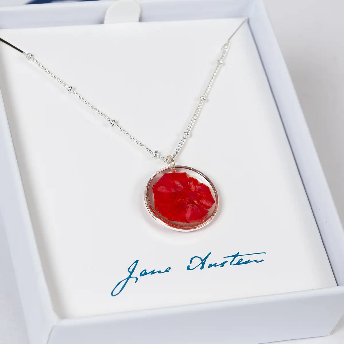 Collier élégant fleur de naissance en argent