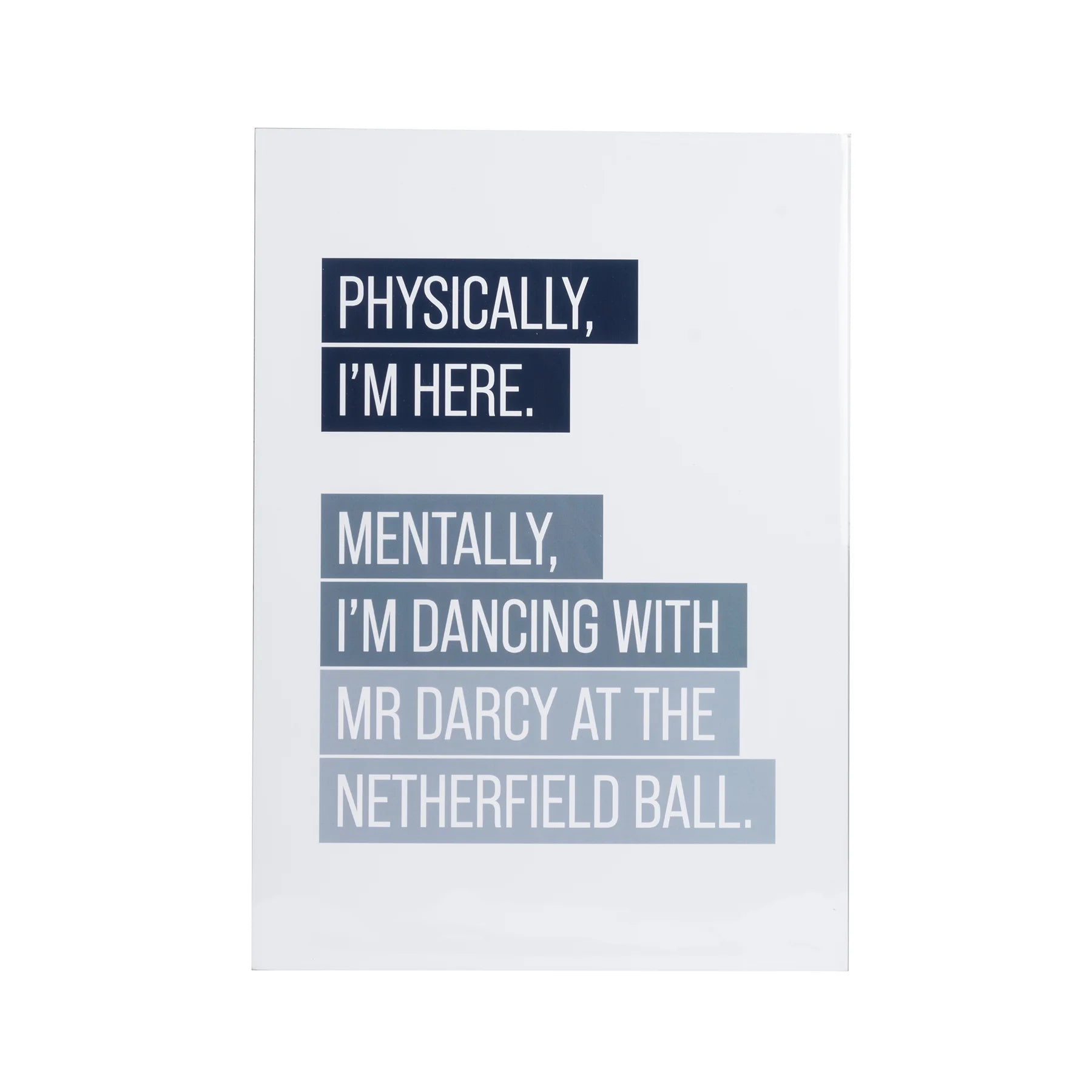 Dancing with Mr Darcy Print