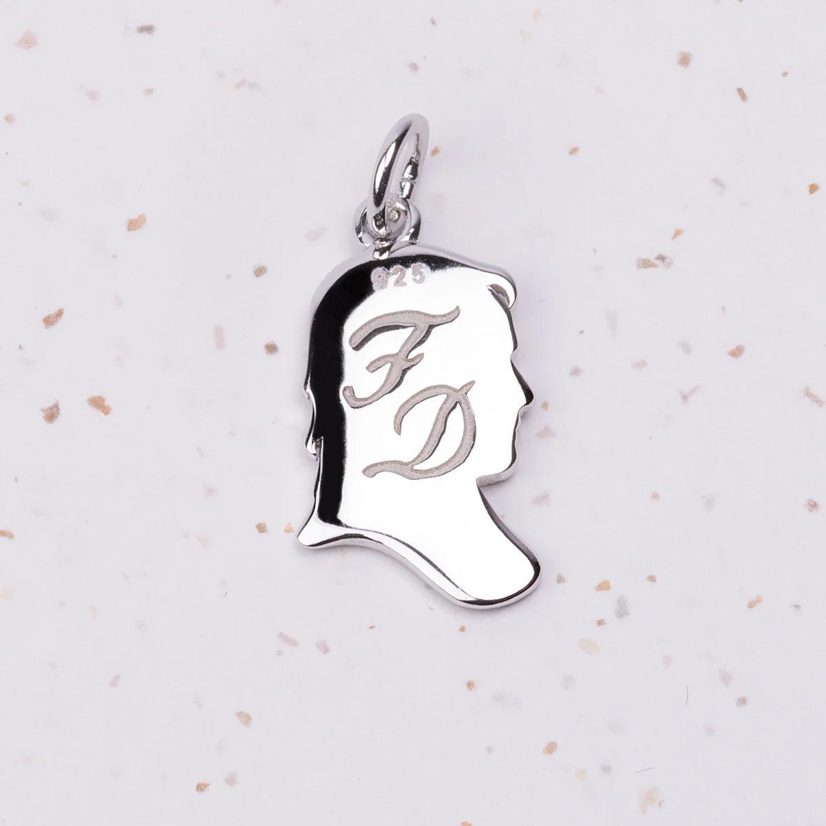 Mr. Darcy Inscribed Silhouette Charm