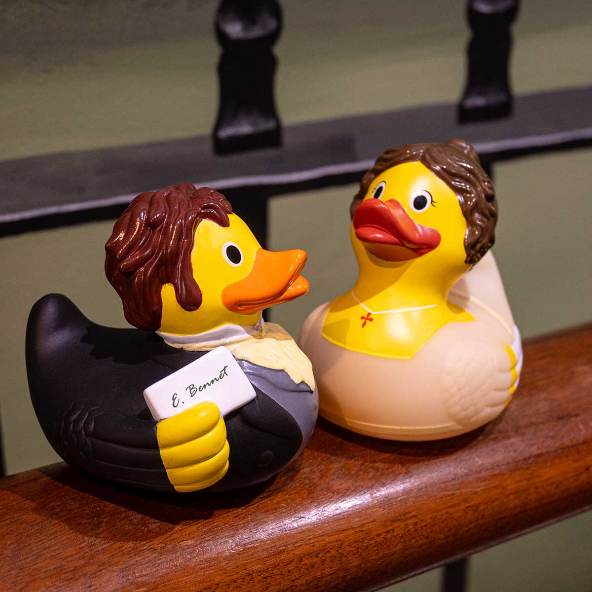 Elizabeth Bennet and Mr. Darcy Rubber Duck 