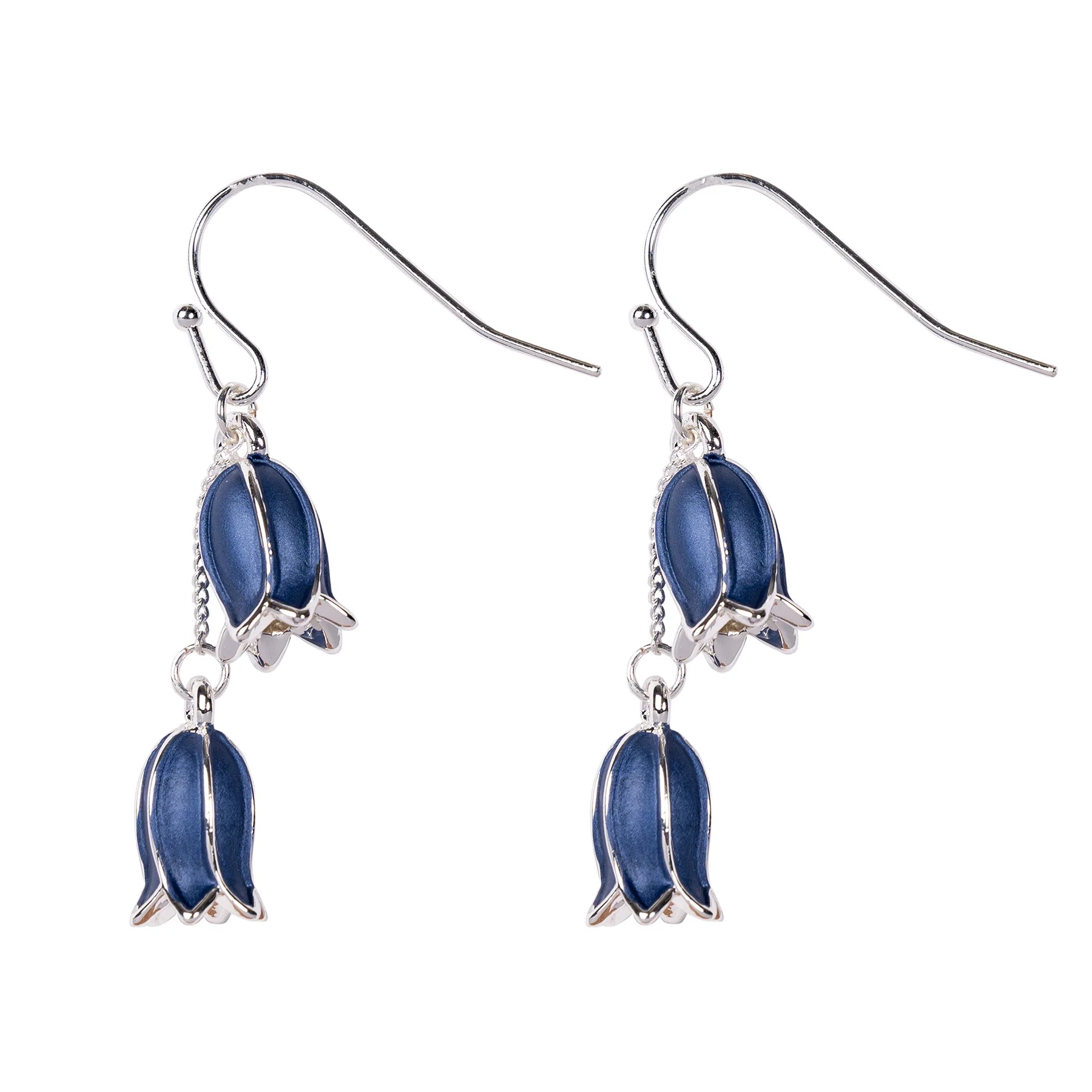 Bluebell Earrings in Silver