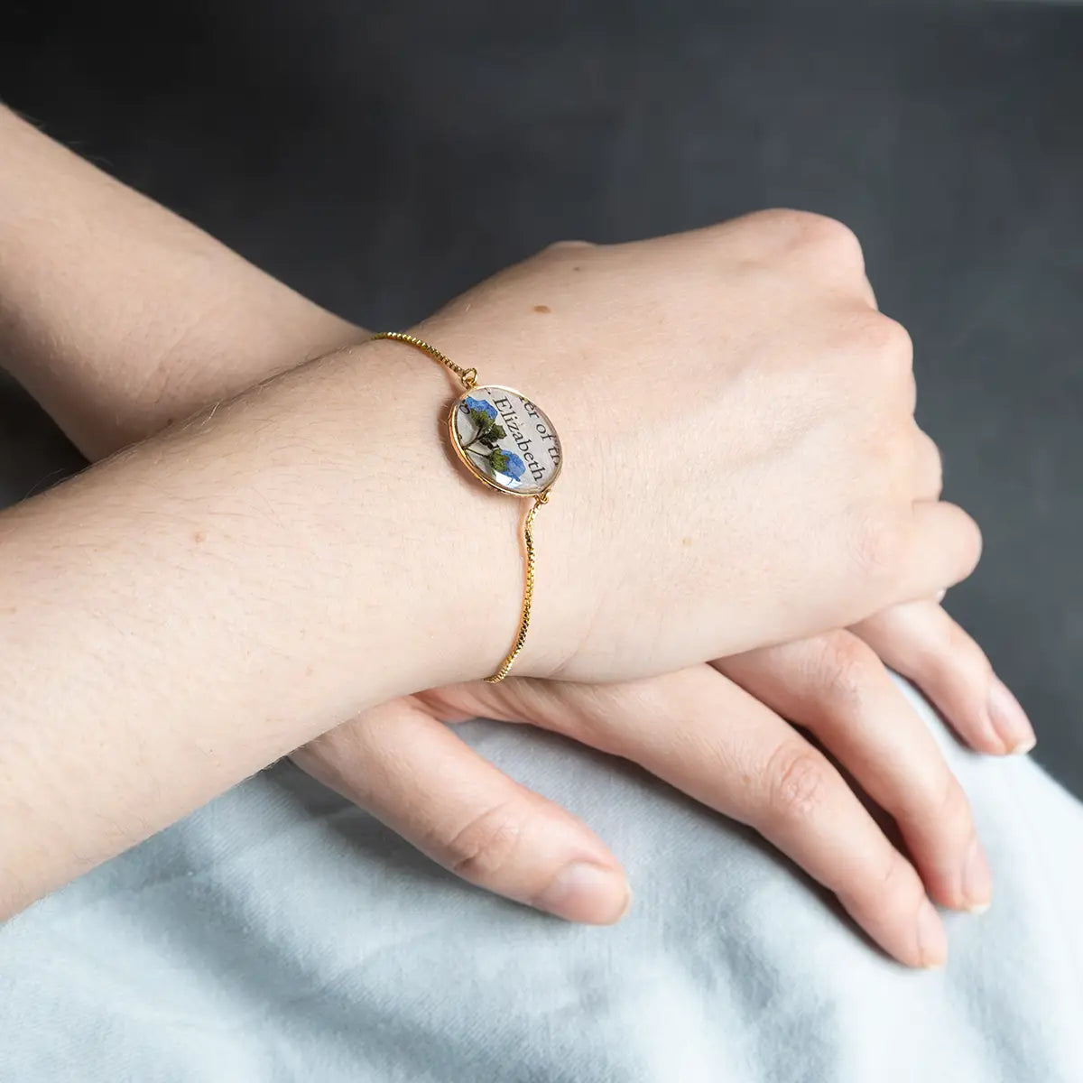 Jane Austen Book Page Bracelet