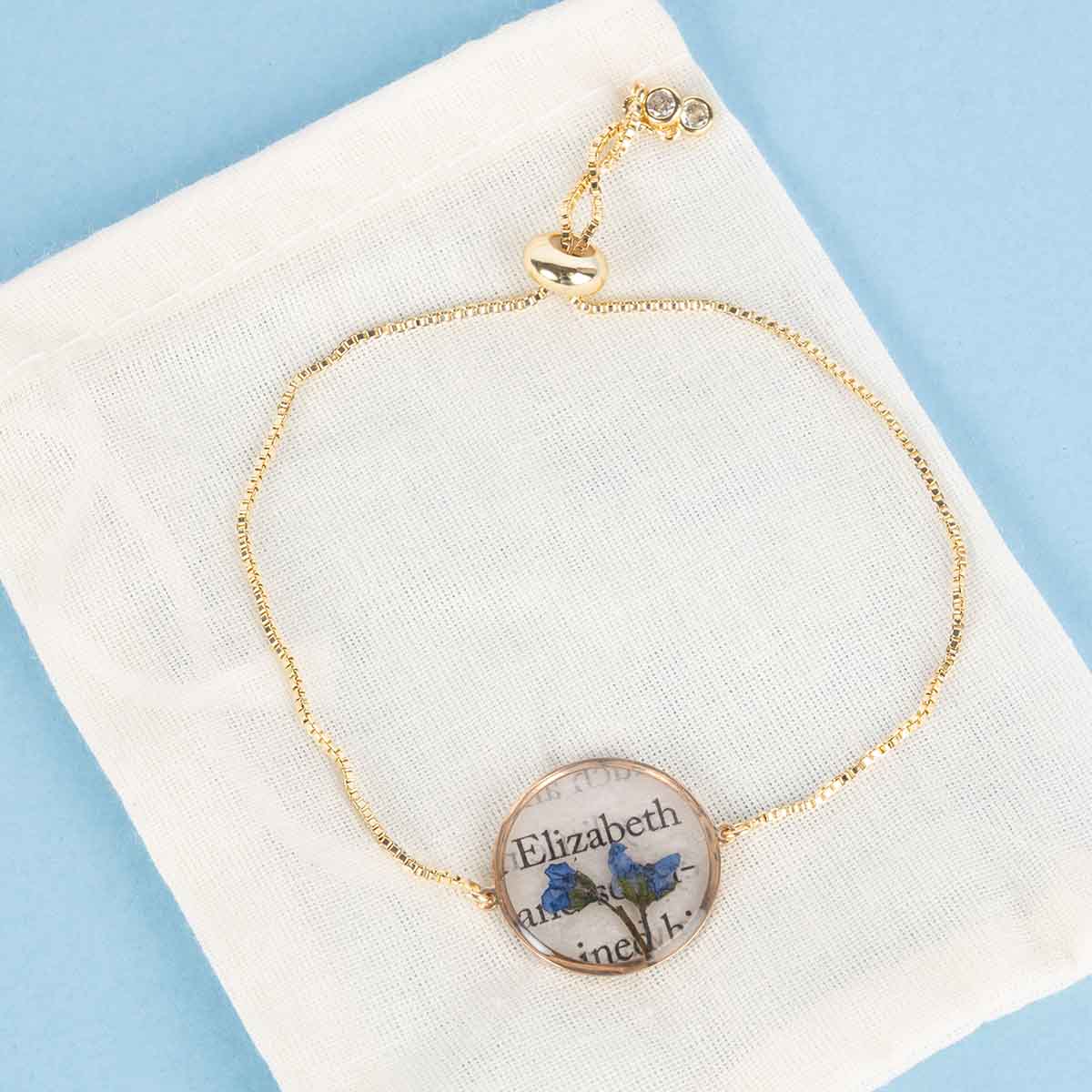 Jane Austen Book Page Bracelet
