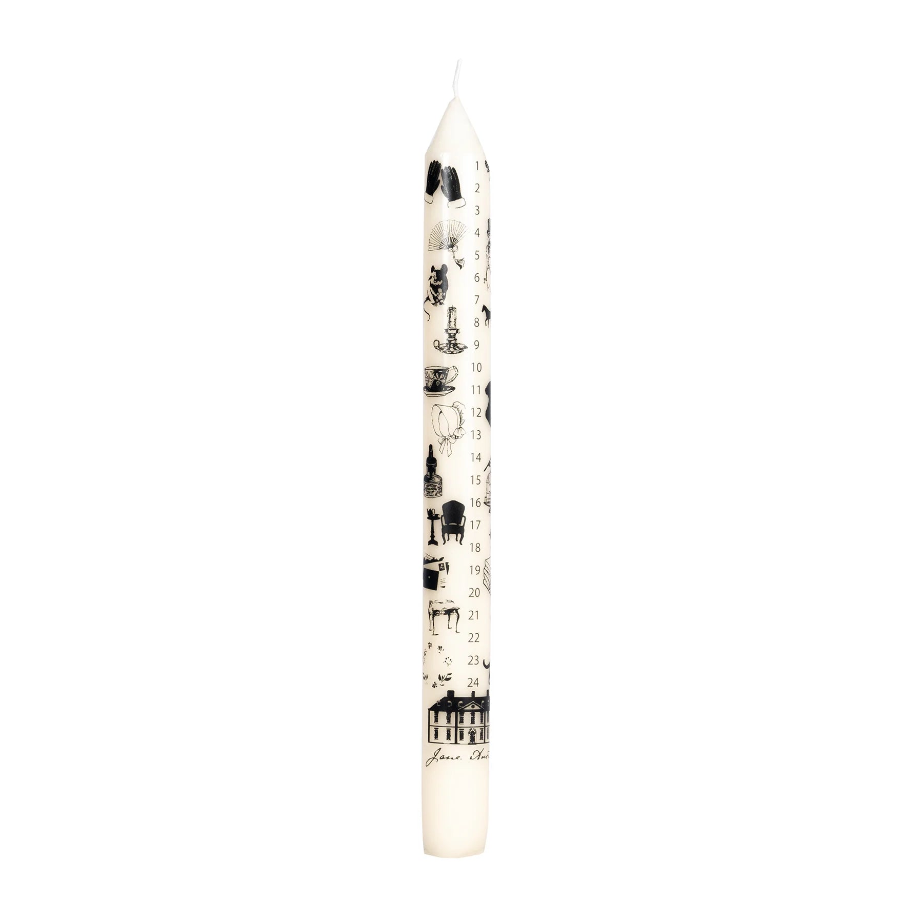 Jane Austen Regency Feestelijke iconen Advent Candle