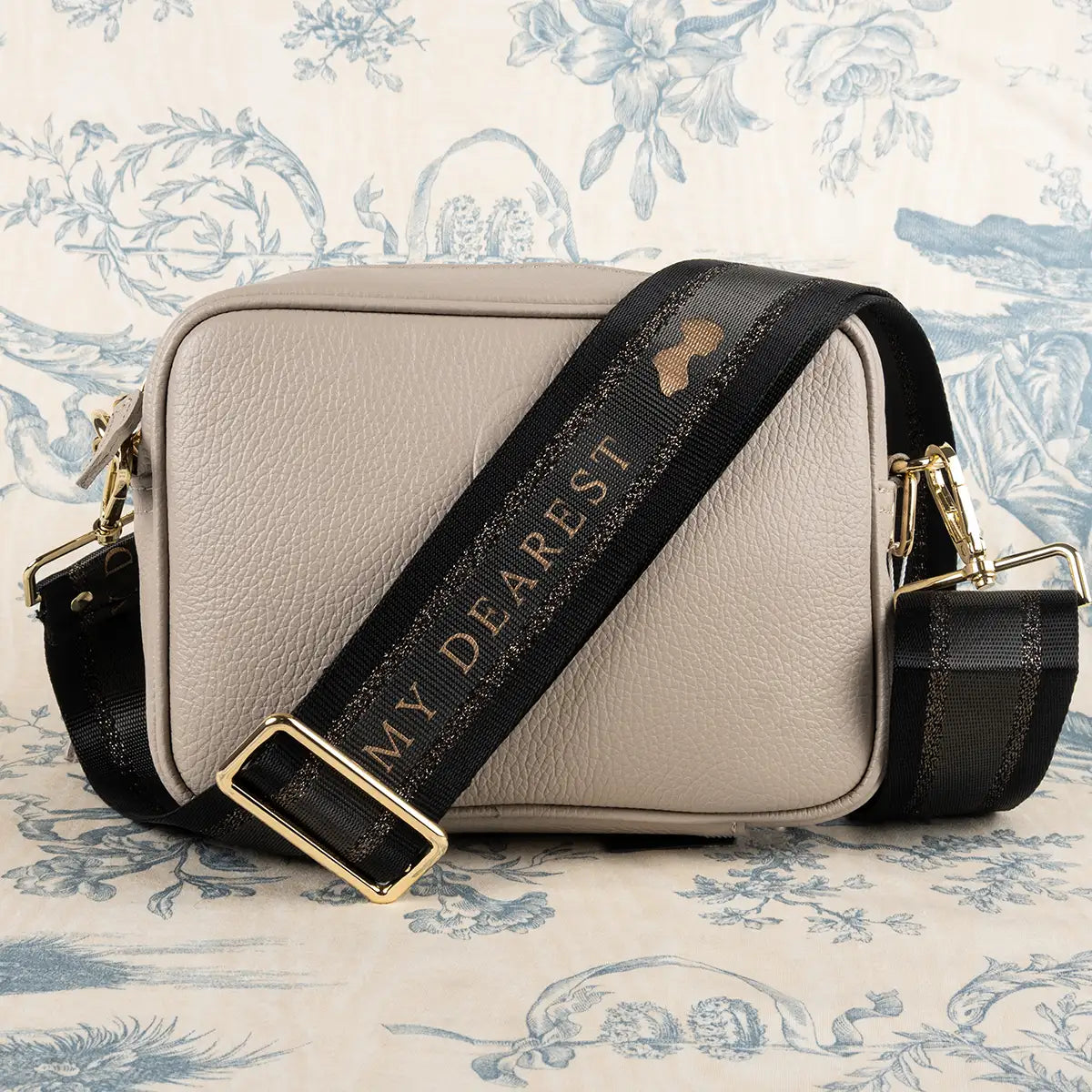 Jane Austen Customisable Leather Bag in Biscuit