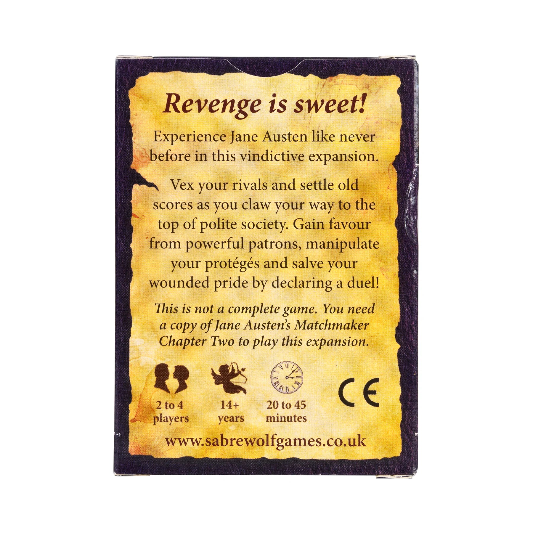 Jane Austen's Revenge - Une extension de jeu de cartes Matchmaker