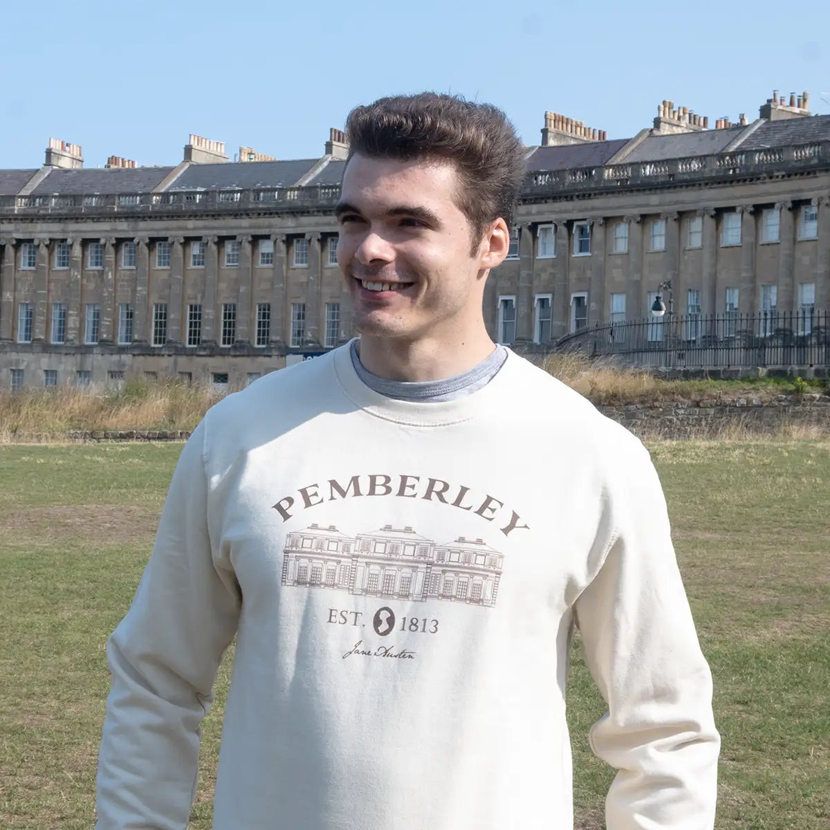 Pull Jane Austen Pemberley en Beige