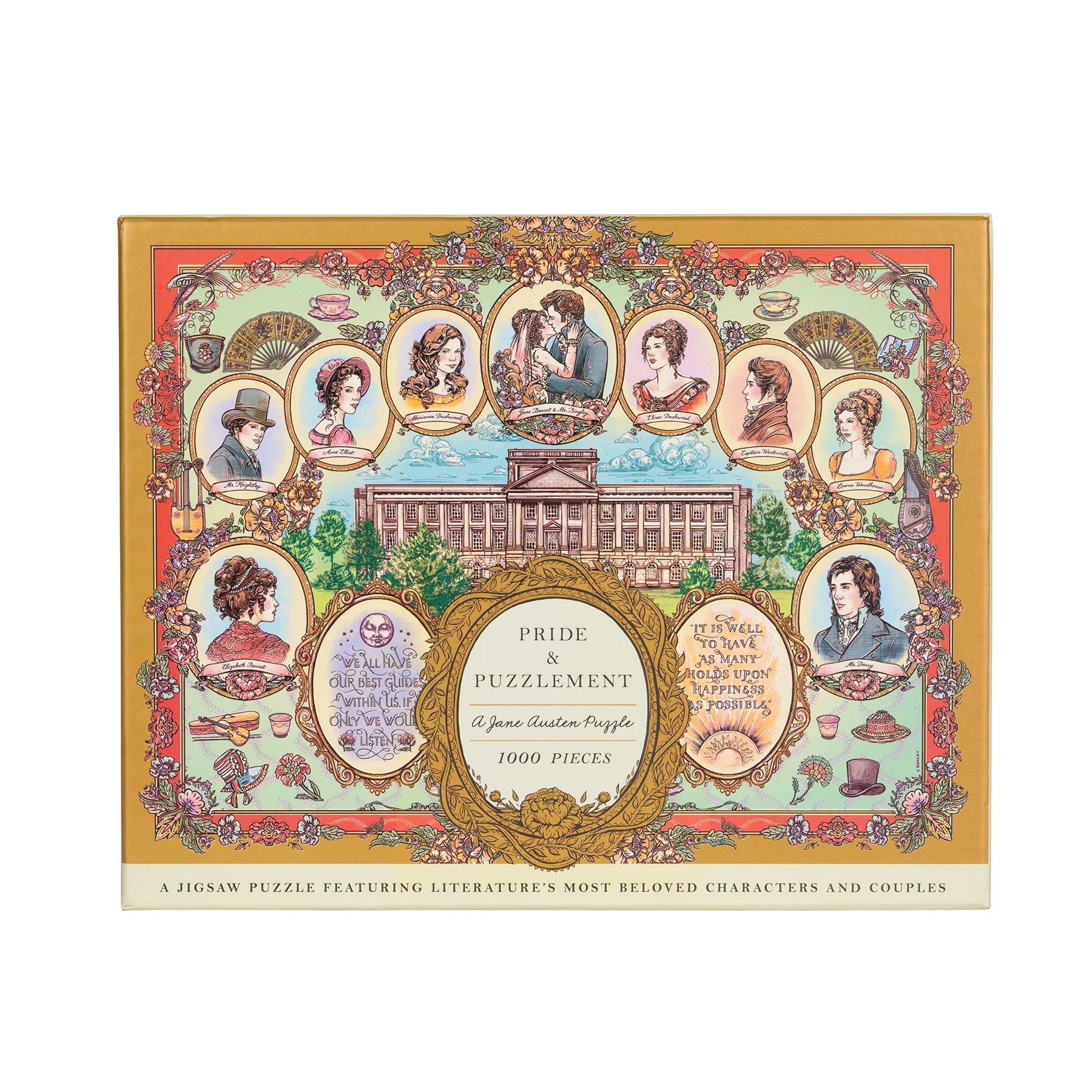 Jane Austen Pride and Puzzlement 1000-piece Jigsaw Puzzle