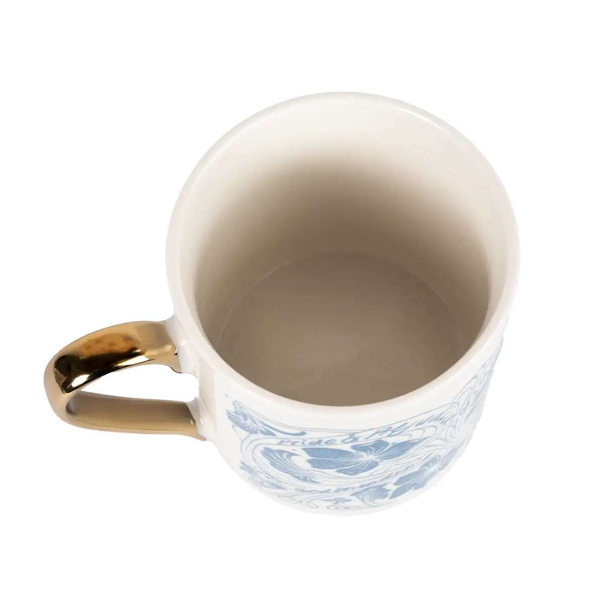 Inside of mug shows plain white design.