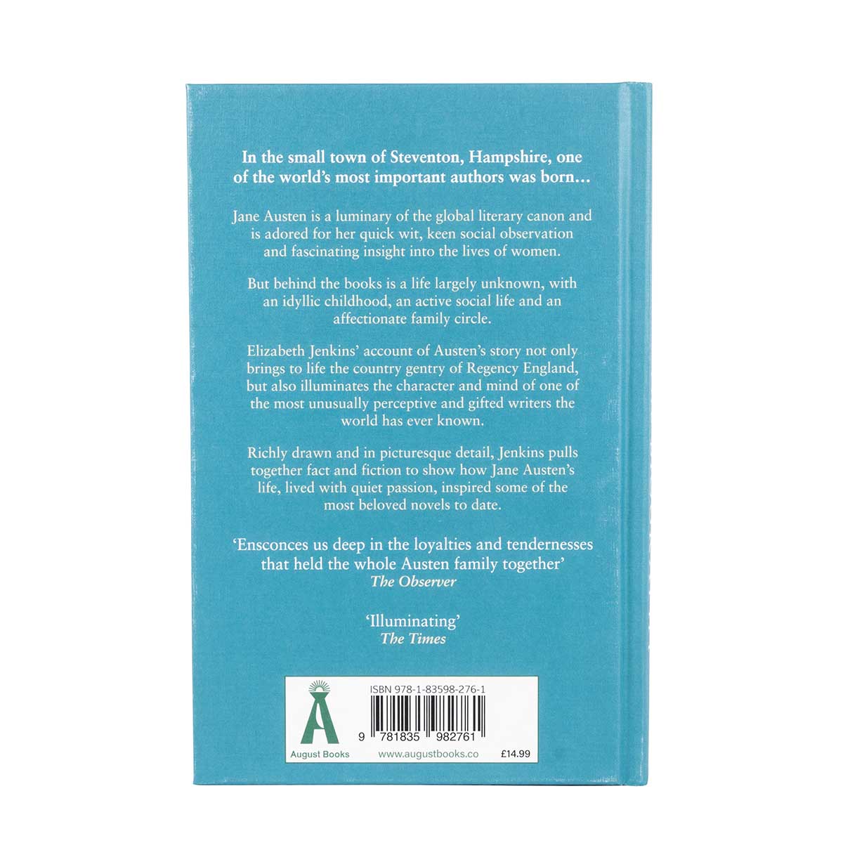 Blurb and back of book