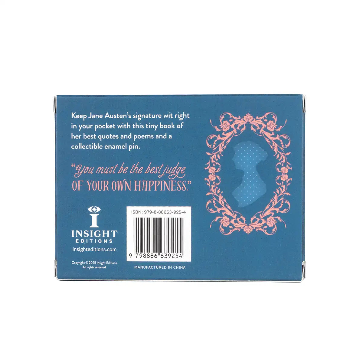 Jane Austen Tiny Book and Pin Set
