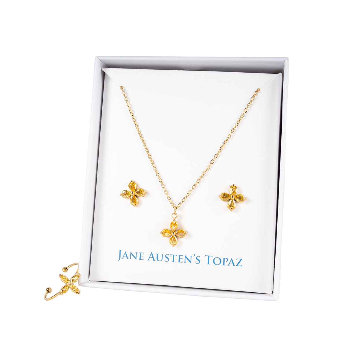 Matching necklace and earrings available separately. 