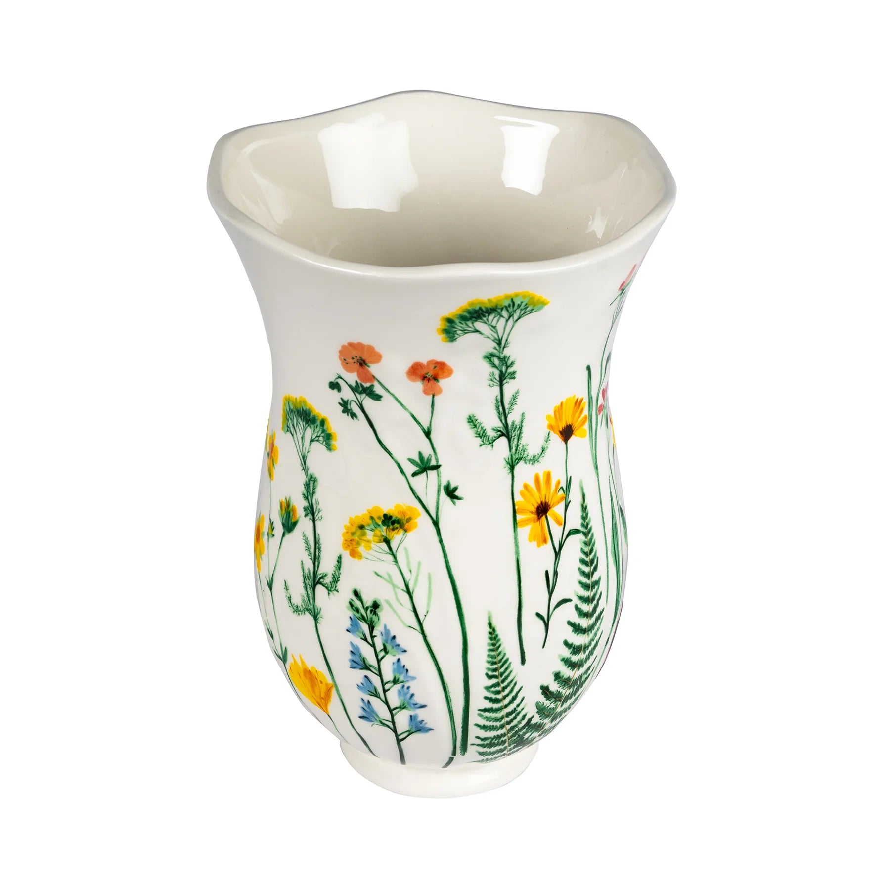 Jane Austens Garden Floral en forme de poire Vase