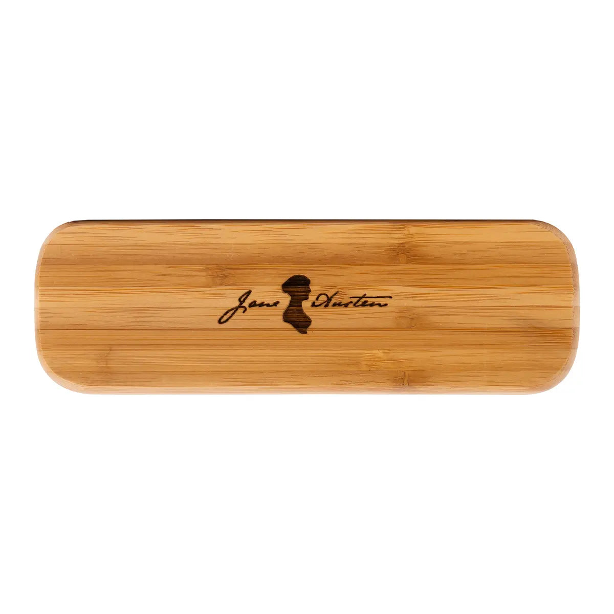Wooden box exterior for Jane Austen fountain tip pen