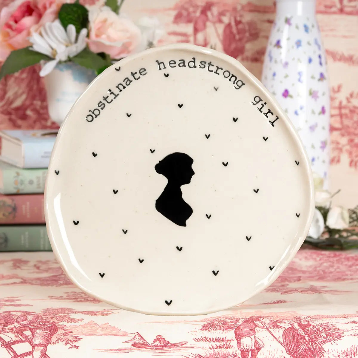 Jane Austen Handmade Quote Plate