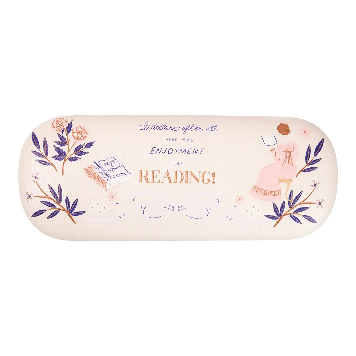 Jane Austen Quote Glasses Case