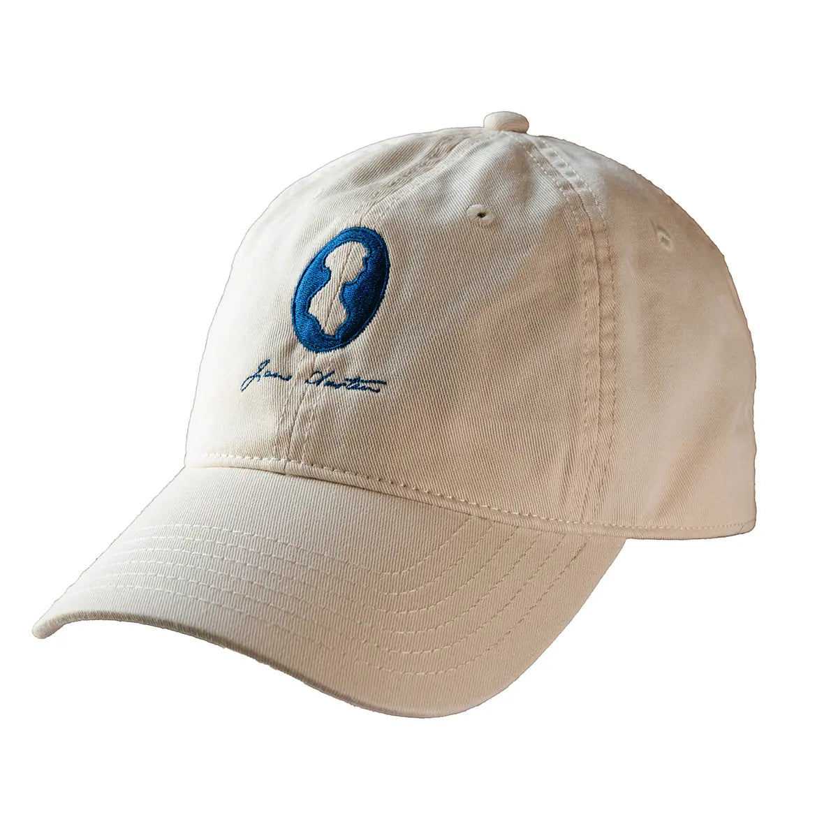 Jane Austen baseball cap against a white background