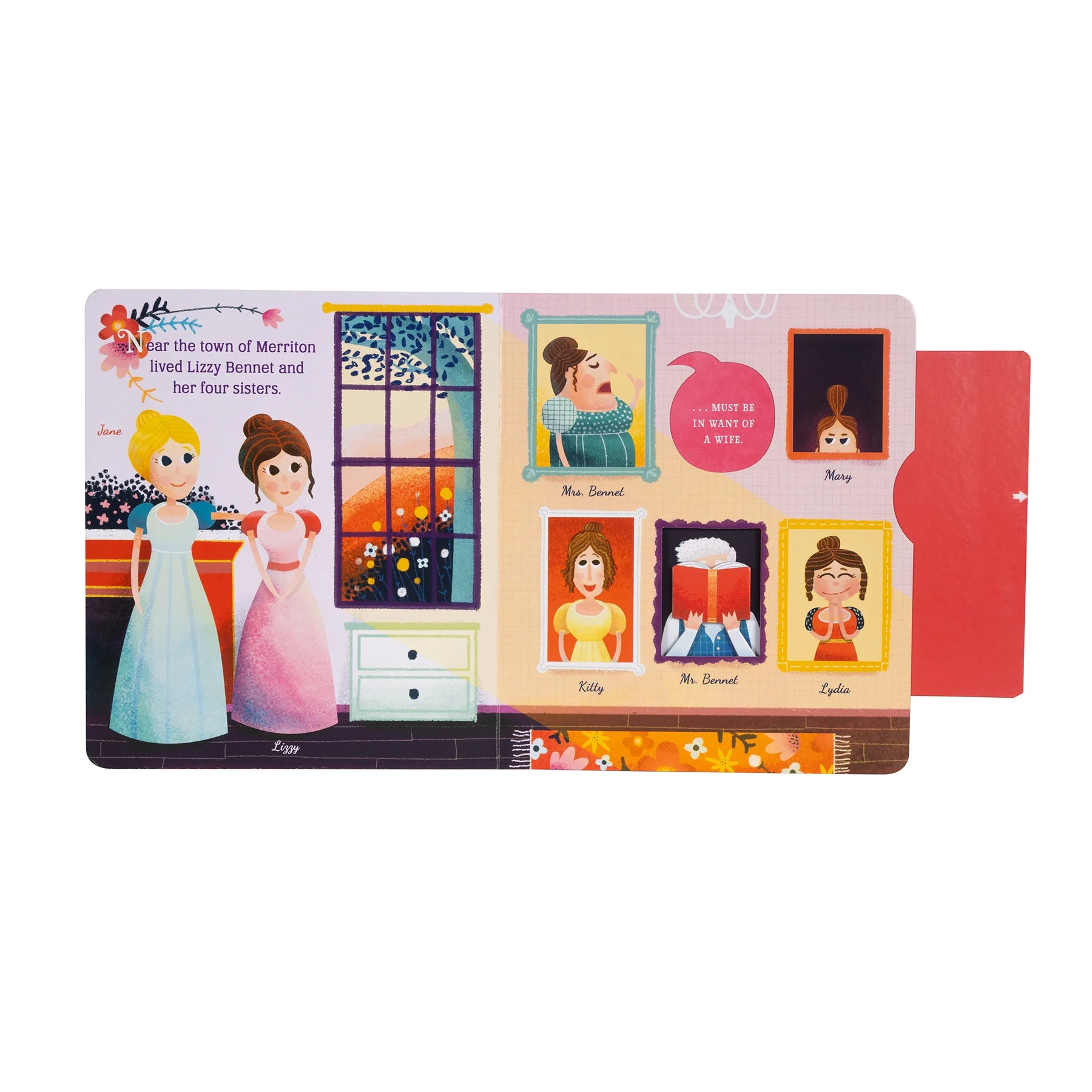 Lit for Little Hands Board Book - Pride and Prejudice