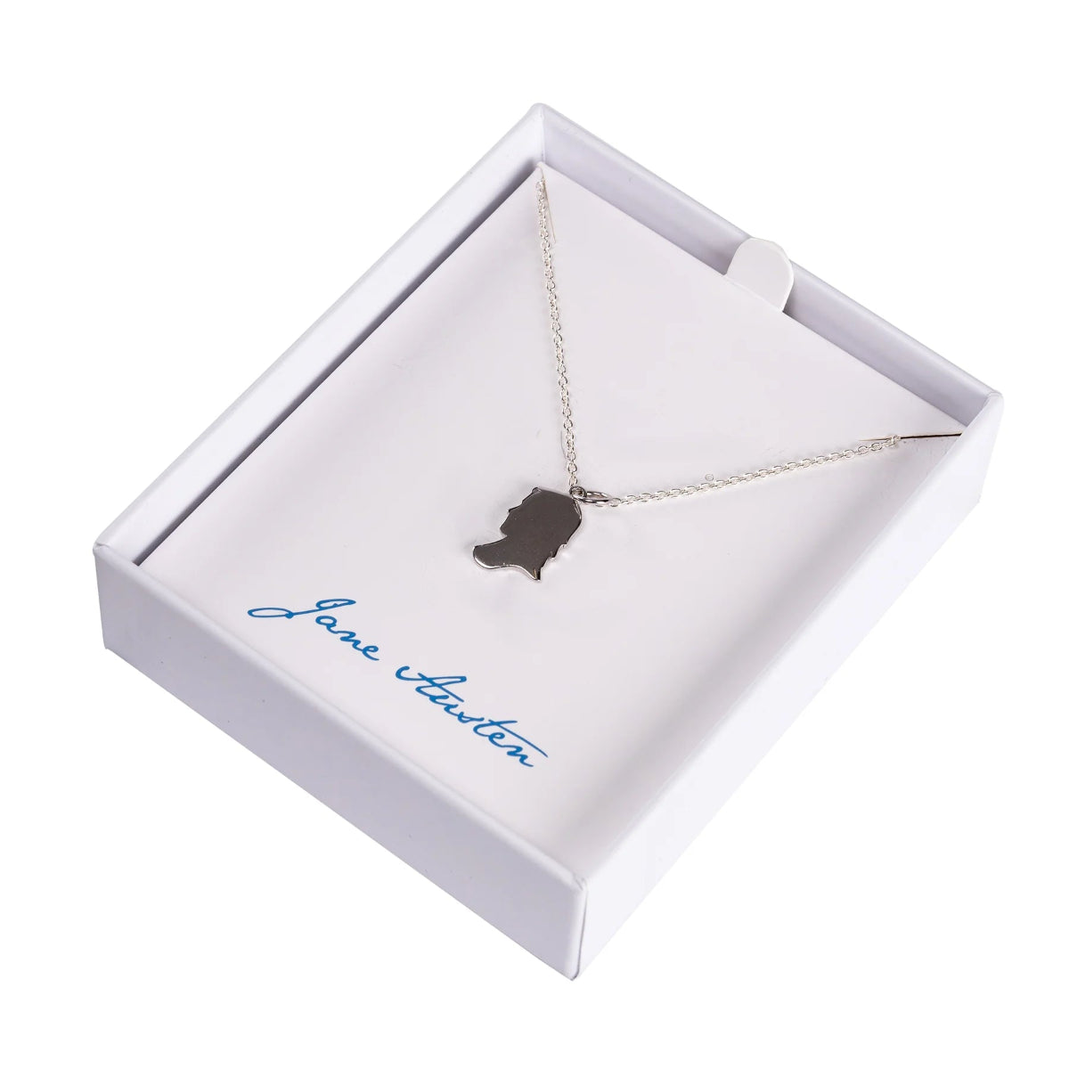 Darcy necklace in Jane Austen gift box.