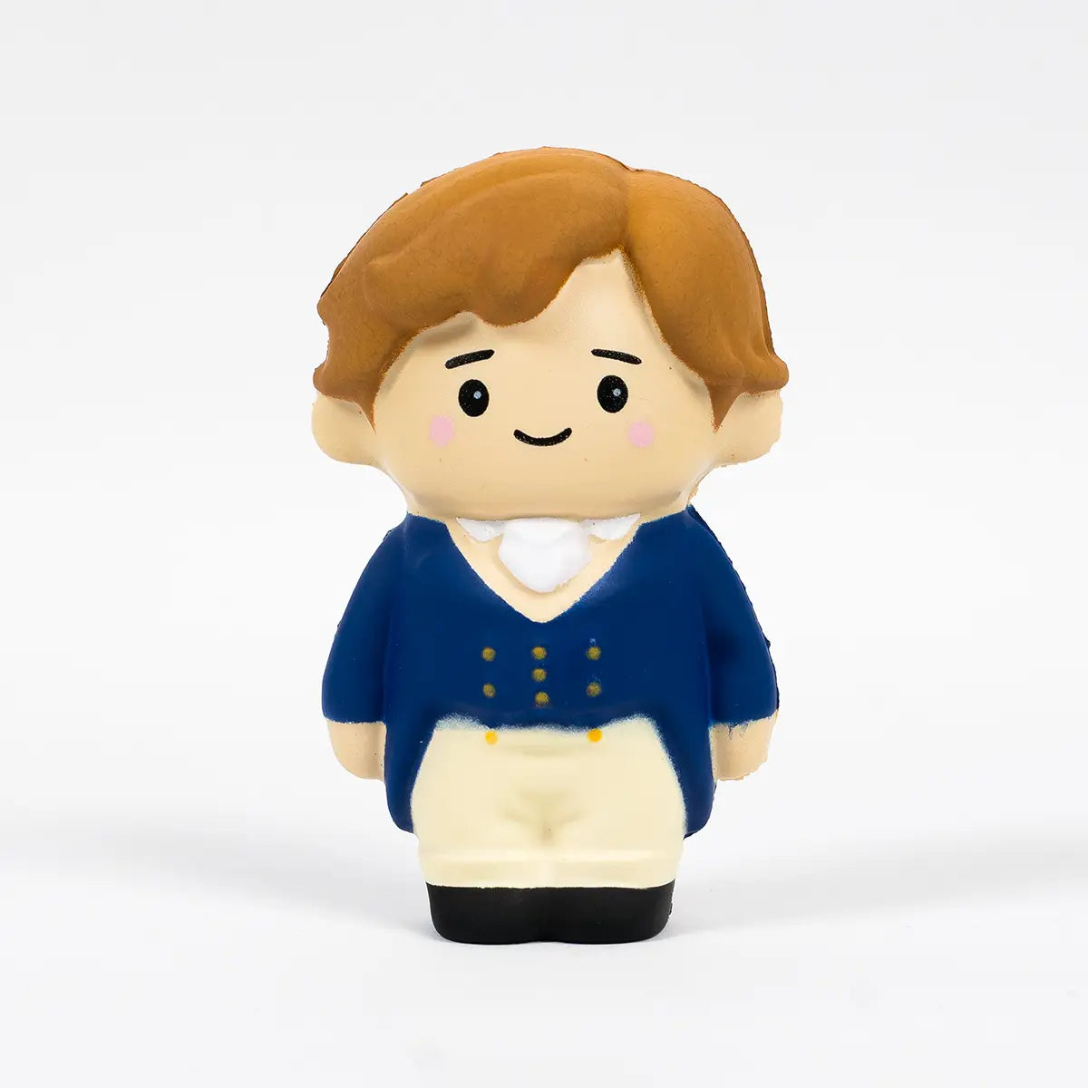Mr Darcy Squishi Pal agaist a white background