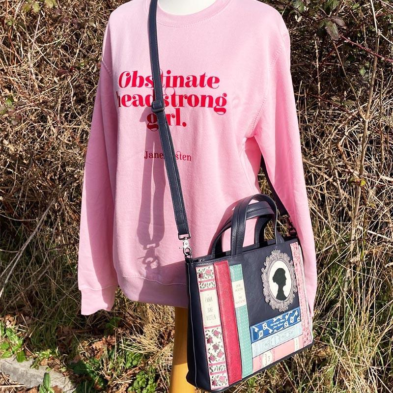 Jane Austen Multiway Bag - Books Design Handbag