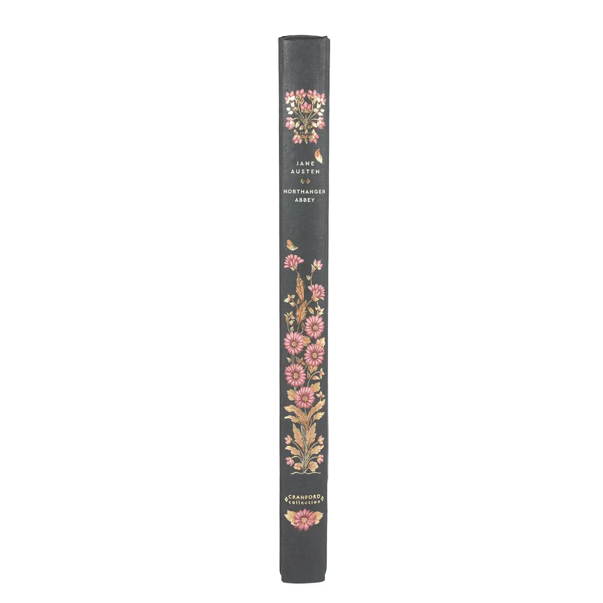 Floral design on the spine