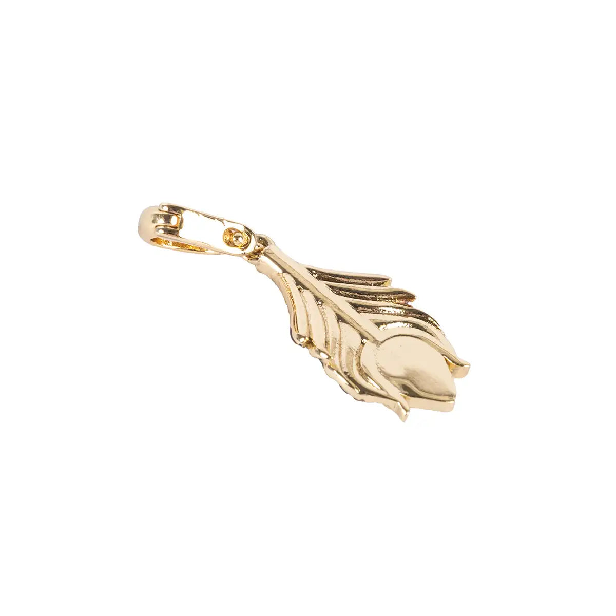 Back of charm. Gold.