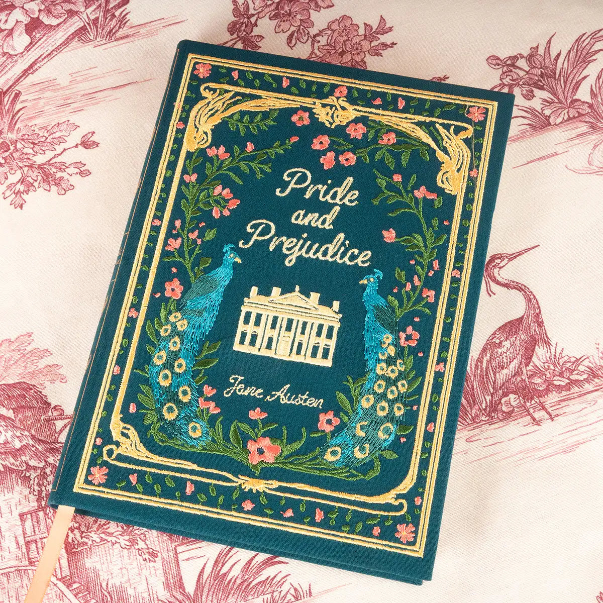 Pride and Prejudice Embroidered Journal