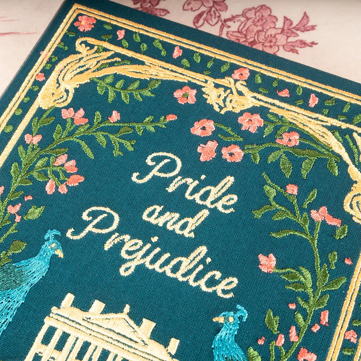 Pride and Prejudice Embroidered Journal