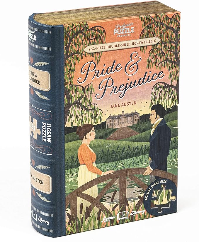 Pride and Prejudice puzzle that looks like a book