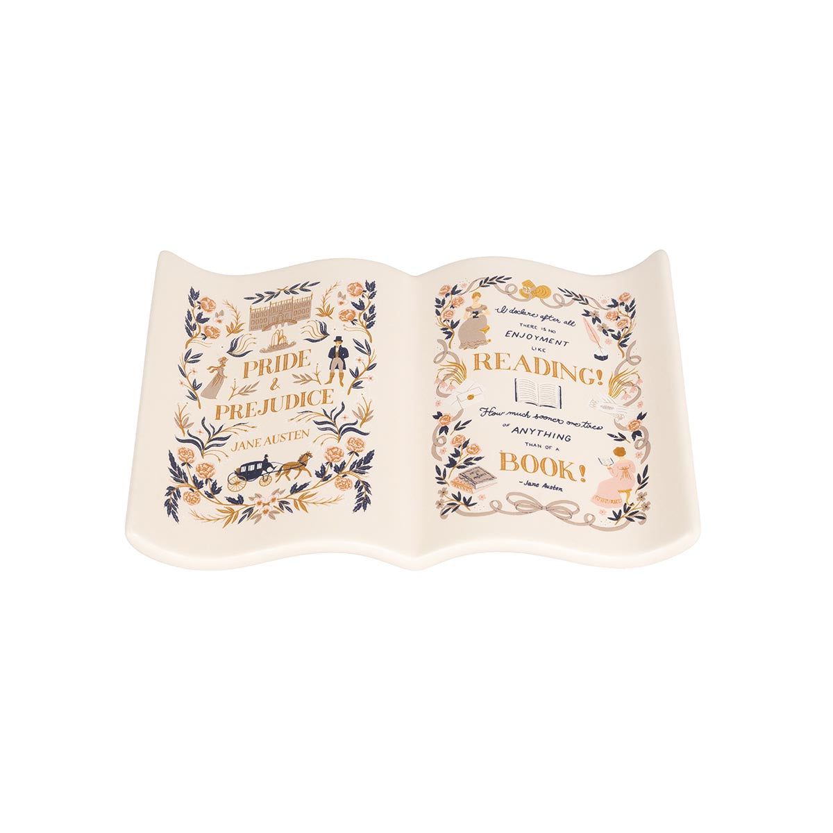 Pride and Prejudice Trinket Dish with Jane Austen quotes