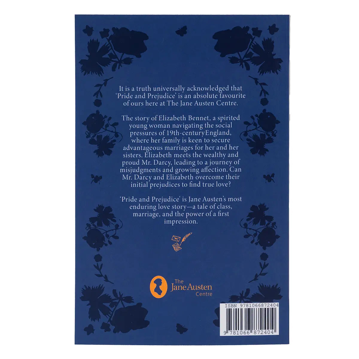 Back cover of Jane Austen Centre edition of Pride and Prejudice by Jane Austen