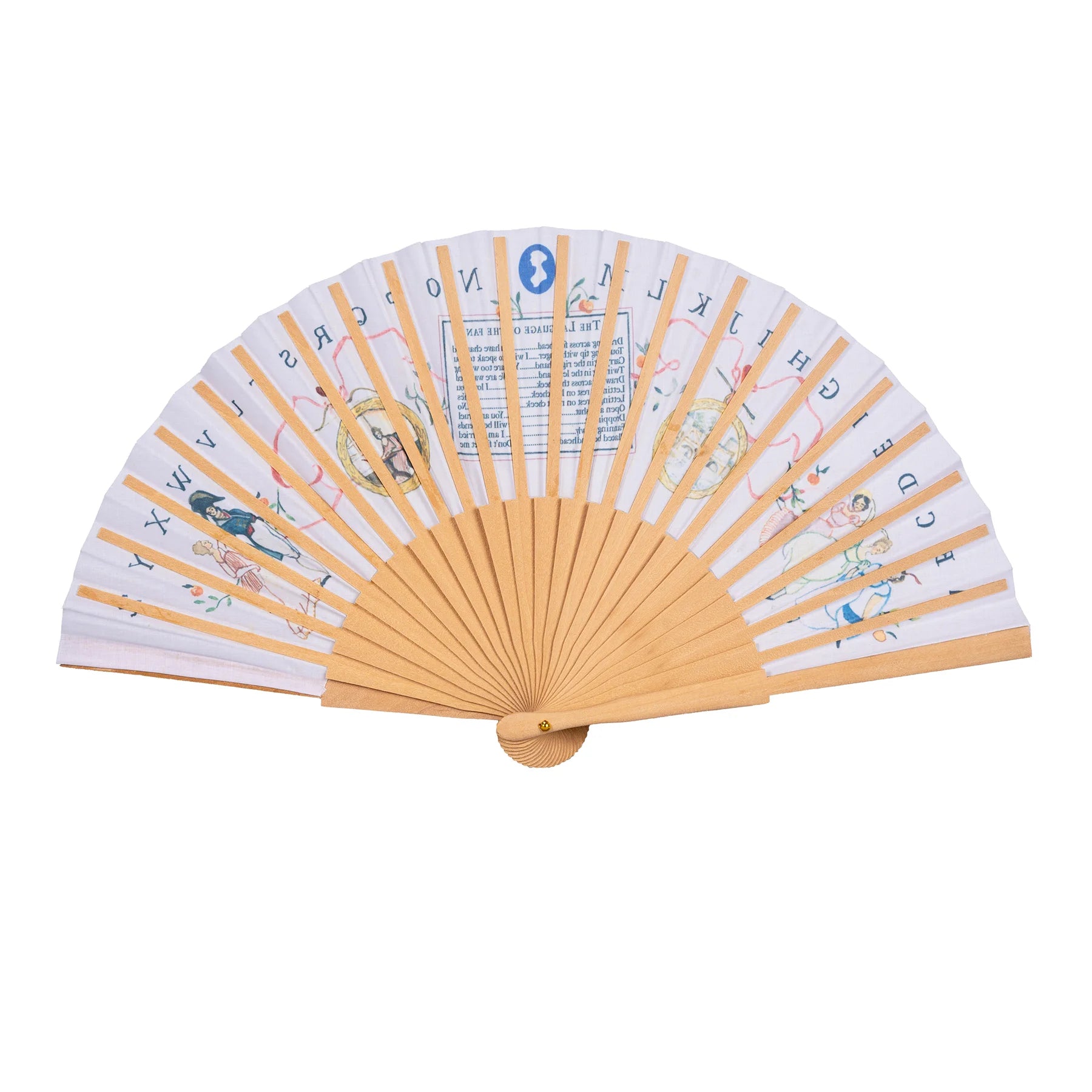 Regency Illustrated Hand Fan