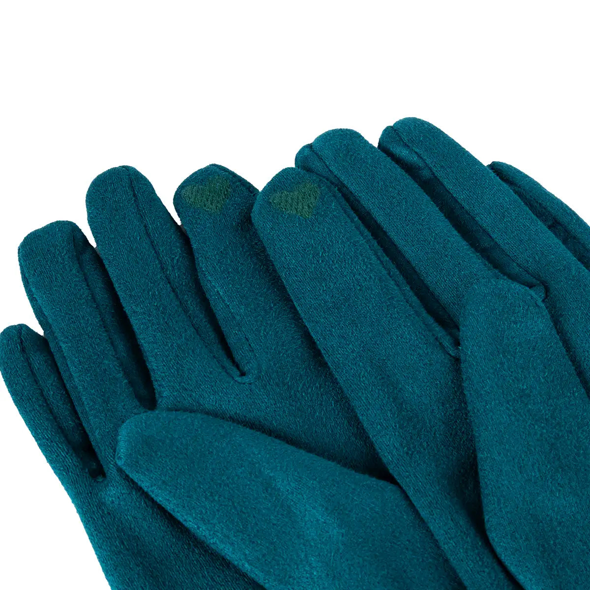 Heart shaped touch pad on index fingers