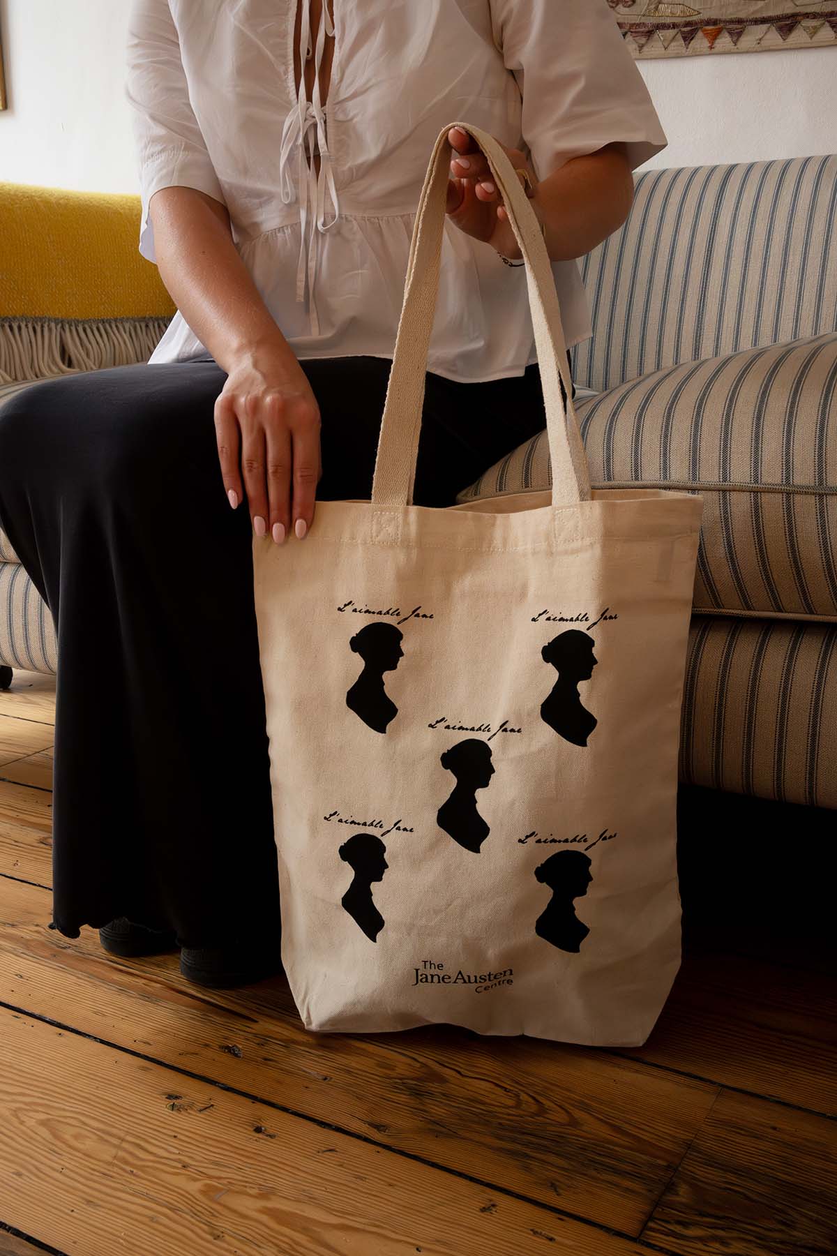 L'aimable Jane Cotton Tote Bag