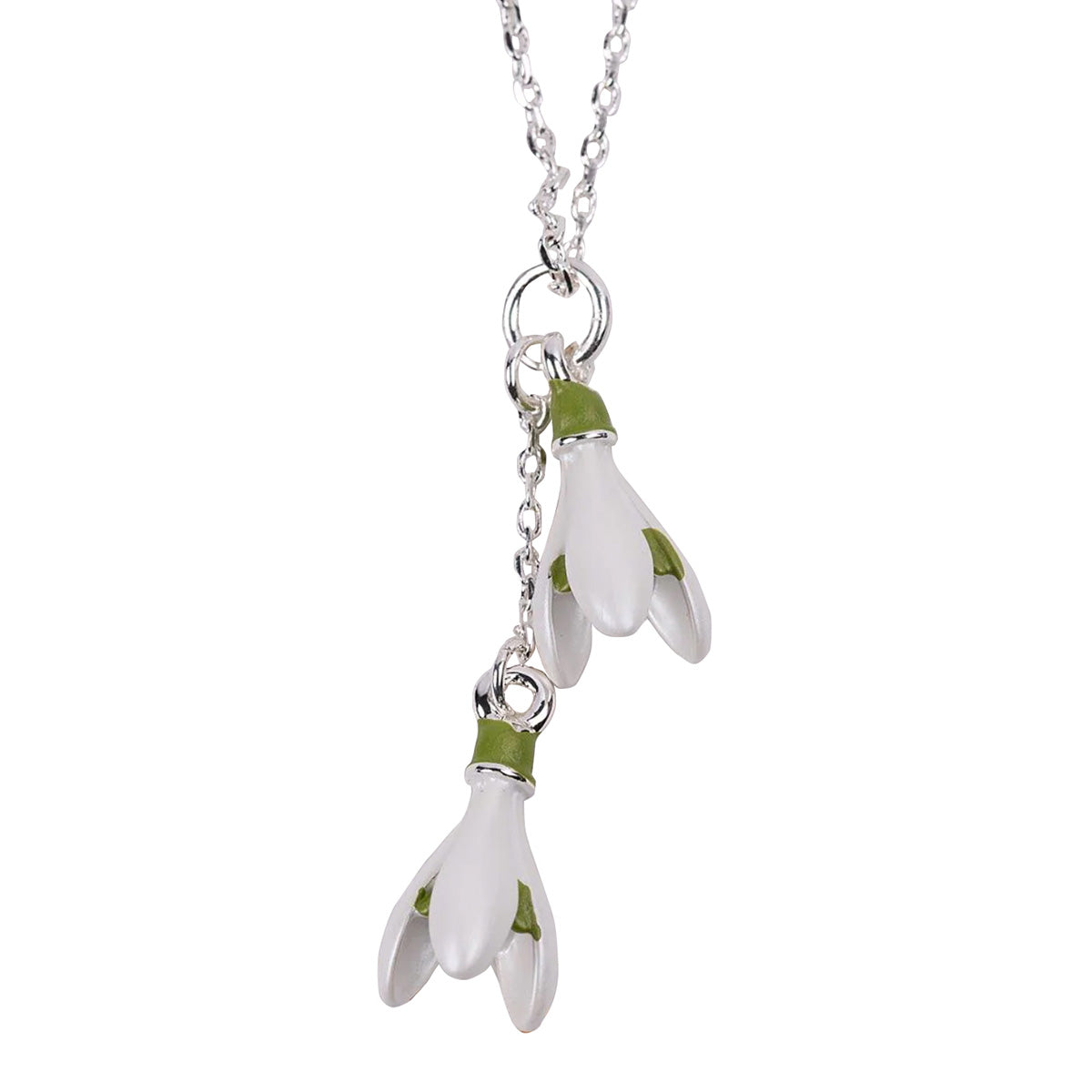 Pemberley Handcrafted Snowdrop Necklace