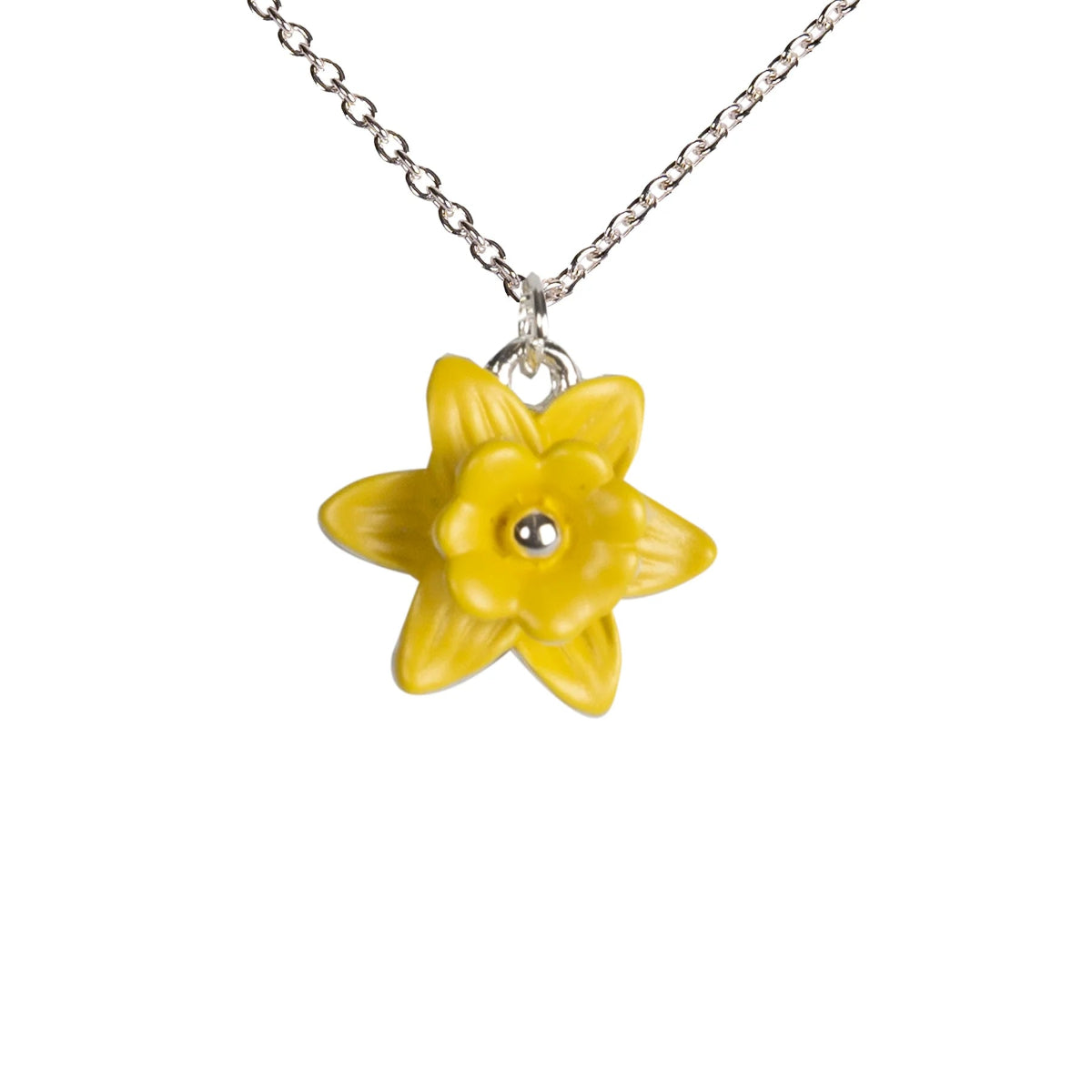 Daffodil necklace.