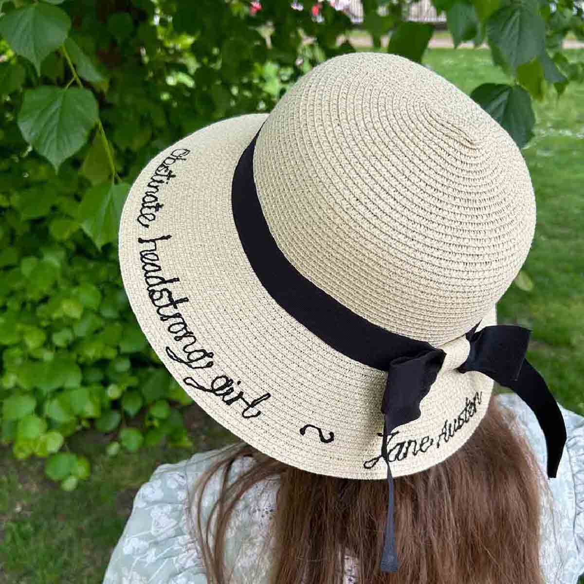 'Obstinate headstrong girl' Regency Bonnet Style Sun Hat