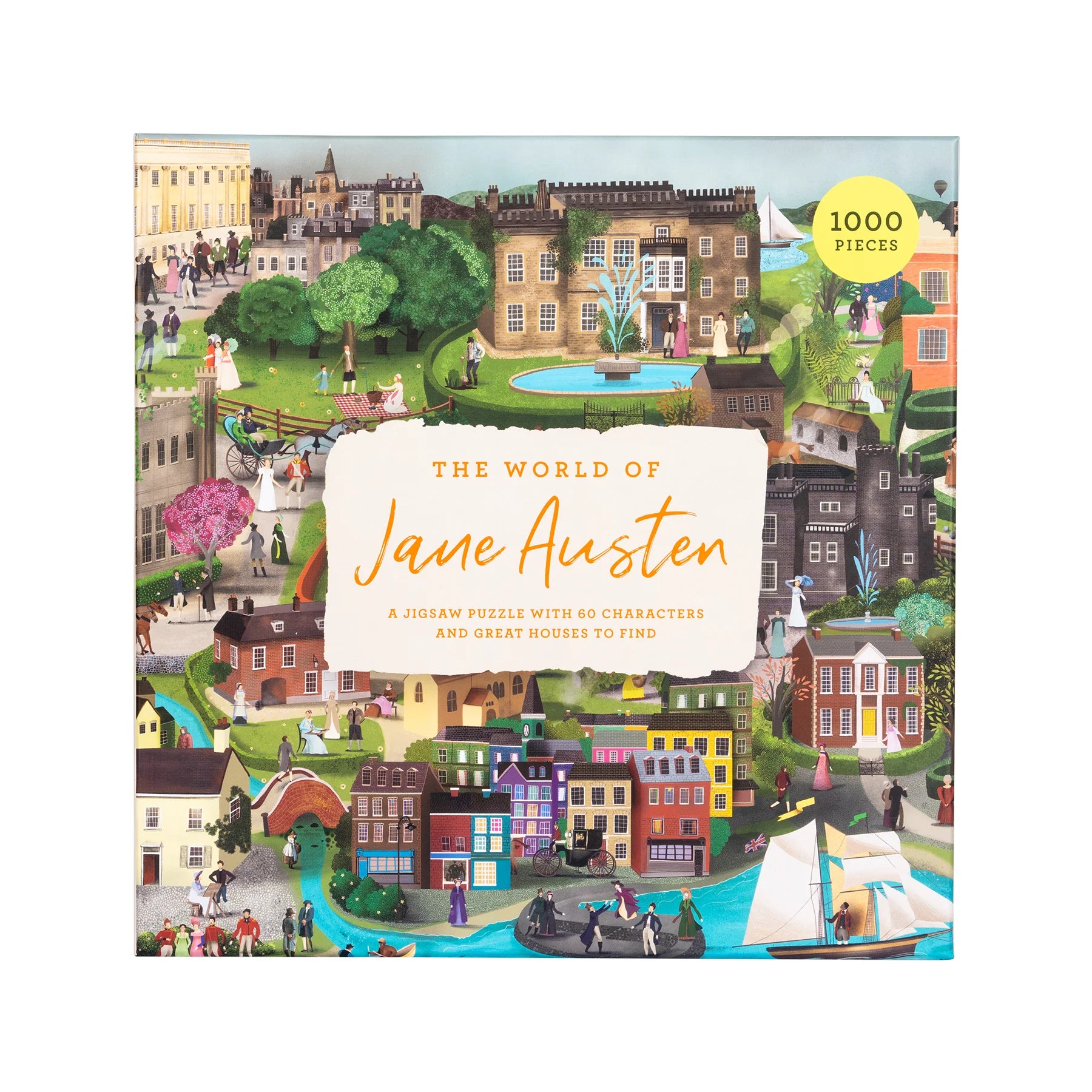 Die Welt von Jane Austen 1000-Stück-Puzzle-Puzzle